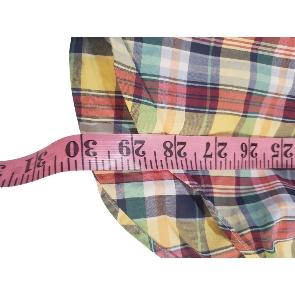 Ralph Lauren Button Up Long Sleeve Shirt Mens Multicolor‎ S Plaid Classic Fit